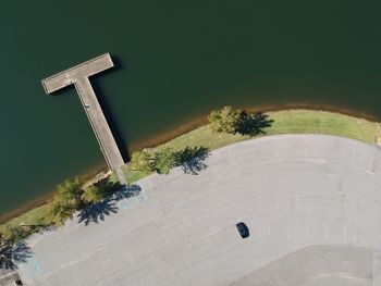 View of basketball hoop