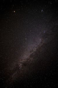 Low angle view of stars in sky