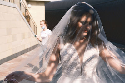 Walking bride