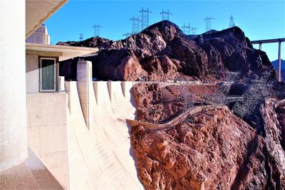 View of   hoover dam against sky