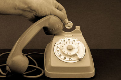 corded phone