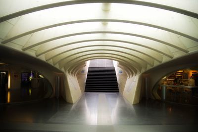 Interior of subway station