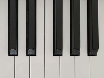 Keyboard keys, black and white, piano, musical instrument