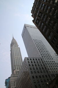 Low angle view of buildings against sky