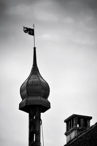 Low angle view of built structure against sky