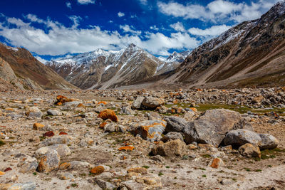 Lahaul valley in indian himalayas, india