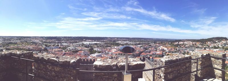 High angle view of cityscape