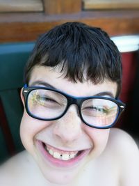 Portrait of smiling boy