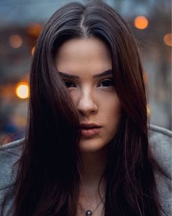 Portrait of beautiful woman
