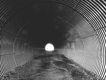 Full frame shot of tunnel
