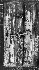 Close-up of weathered wall