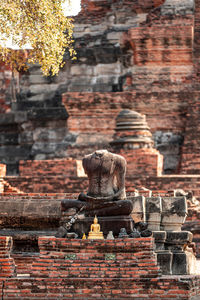 Statue of old temple