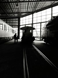 Railroad station platform