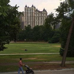 People in park