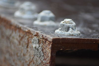 Close-up of rusty metal