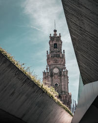 Low angle view of building against sky