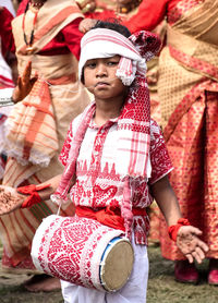 People in traditional clothing