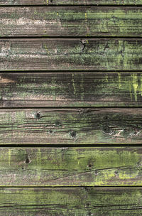 Full frame shot of weathered wooden fence