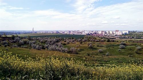 View of landscape against the sky