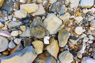 Full frame shot of stones