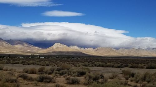 Scenic view of landscape against sky