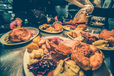 Food preparation , from the kitchen