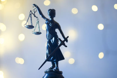 Close-up of lady justice