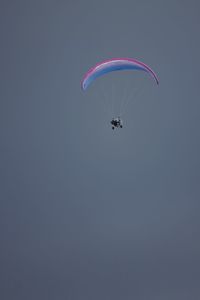 Low angle view of parachute