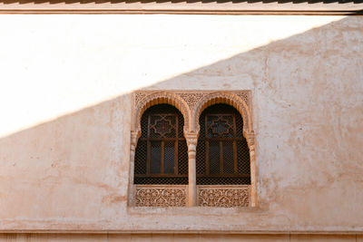 Low angle view of old building