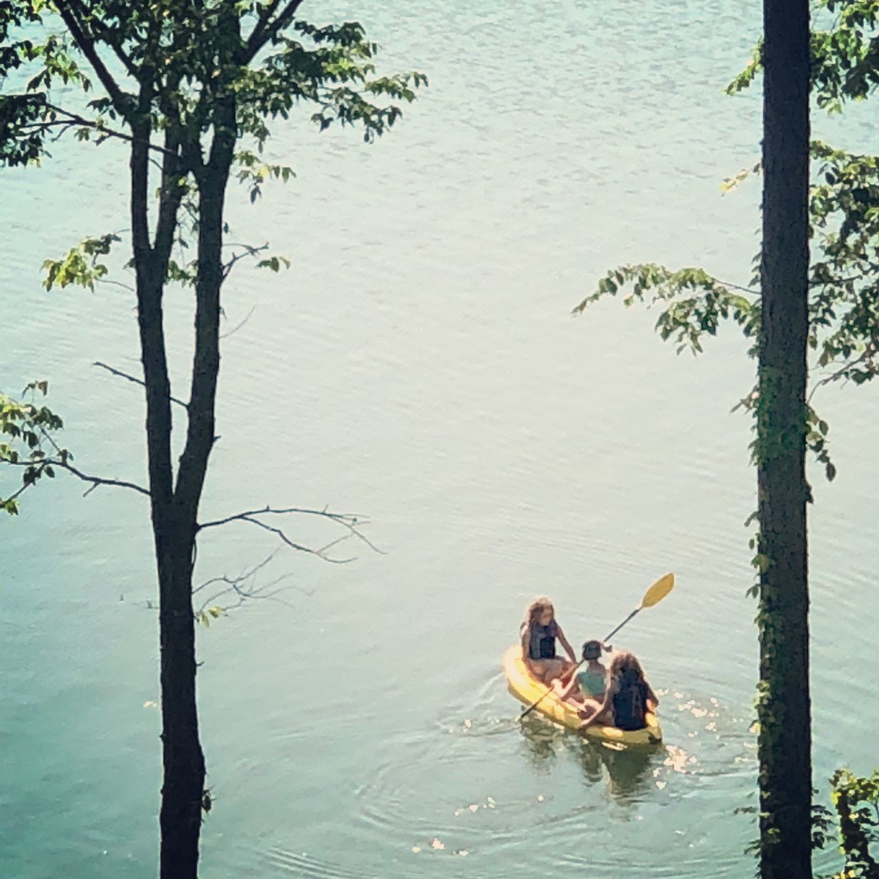 PEOPLE ON LAKE