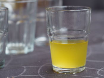 Close-up of drink in glass