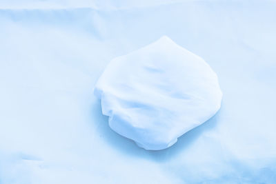 Close-up of ice cream against white background