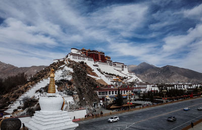 Historic ensemble of the potala palace, lhasa