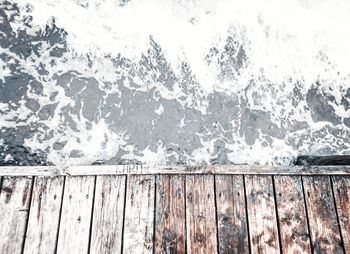 Close-up of wooden wall