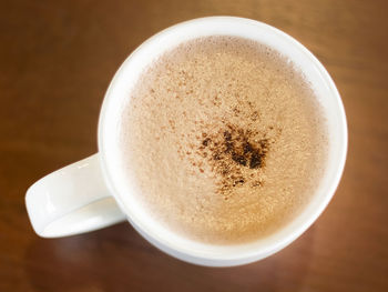 Close-up of coffee on table