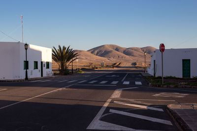 View of built structure against clear sky