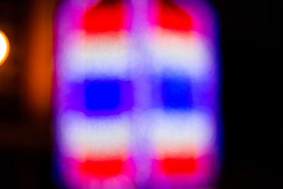 Close-up of illuminated lights