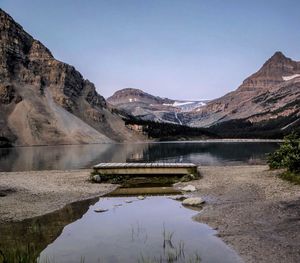 Scenic view of lake