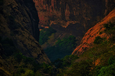 Scenic view of mountains