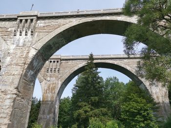 Low angle view of arch bridge