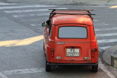 Car on road