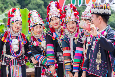 Group of people in traditional clothing