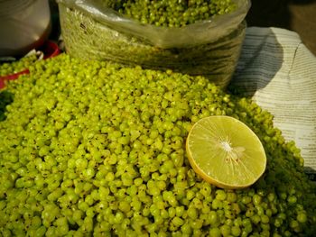 Variety of fruits for sale