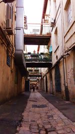 Narrow alley in town