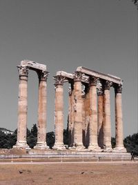 Low angle view of historical building