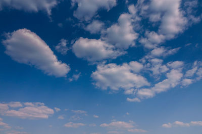 Low angle view of clouds in sky