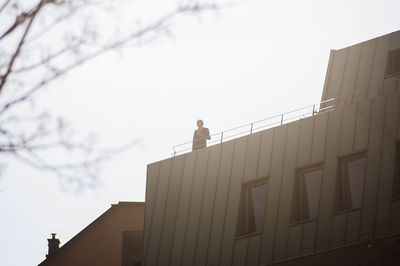 Low angle view of building against sky