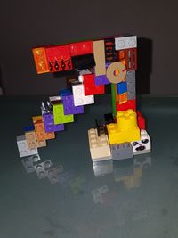 Close-up of toys on table