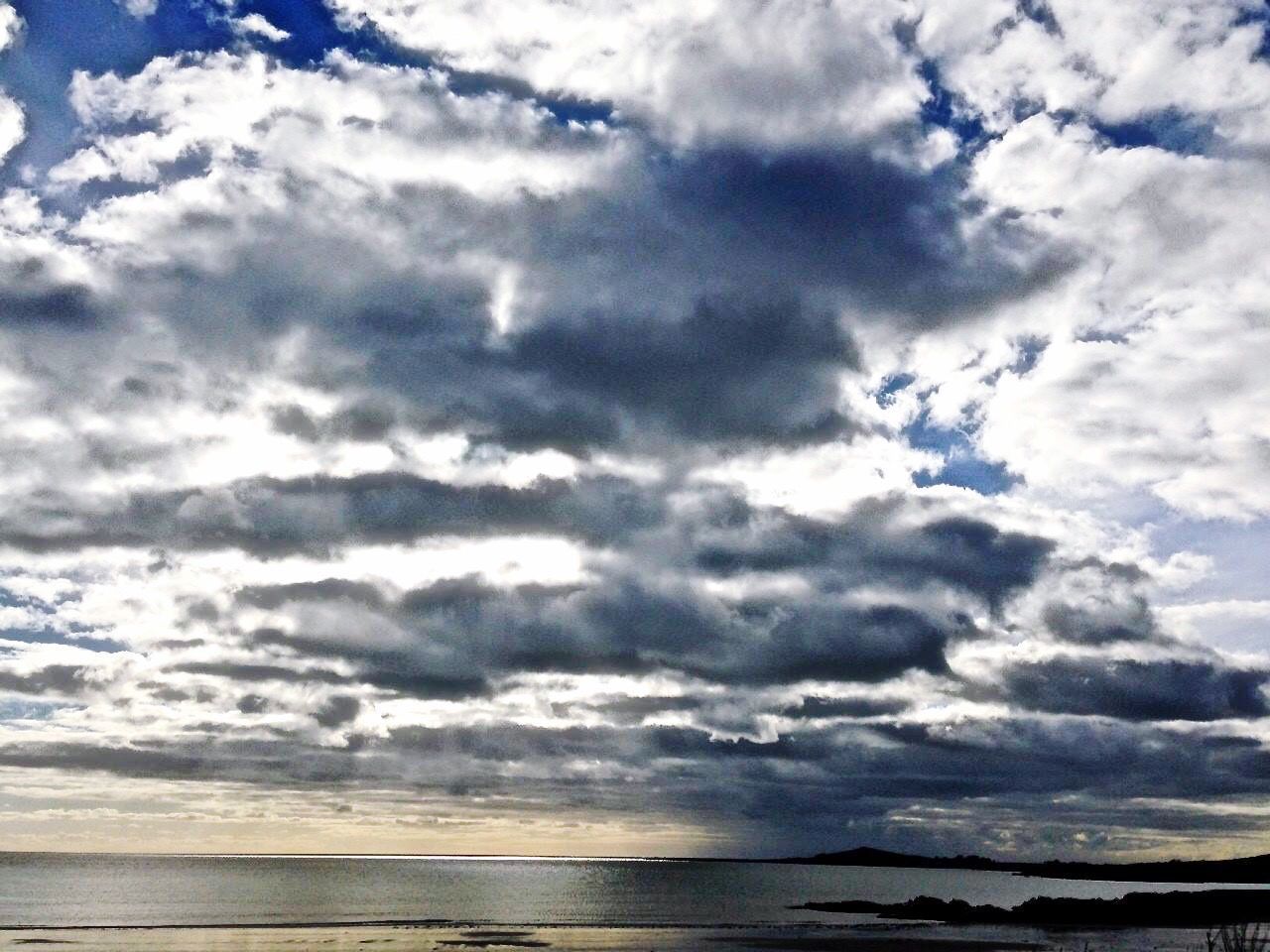 SCENIC VIEW OF CLOUDS OVER SEA