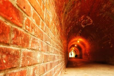 Illuminated tunnel